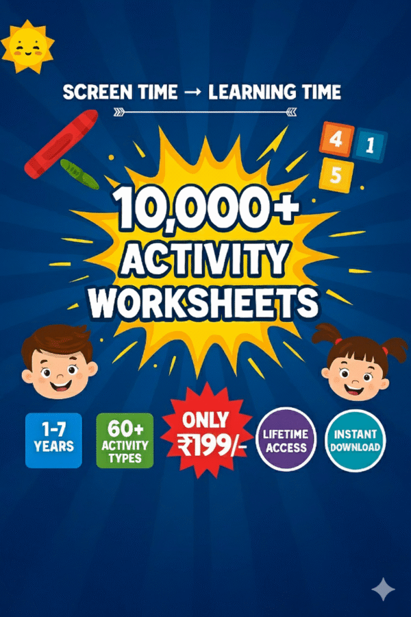 10000 plus -Pages kidsLearning PDFs (Age 2-7 Yrs)